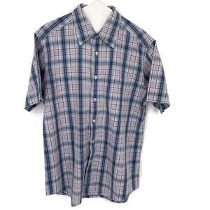 Gap Short Sleeve Plaid Button Up Shirt‎